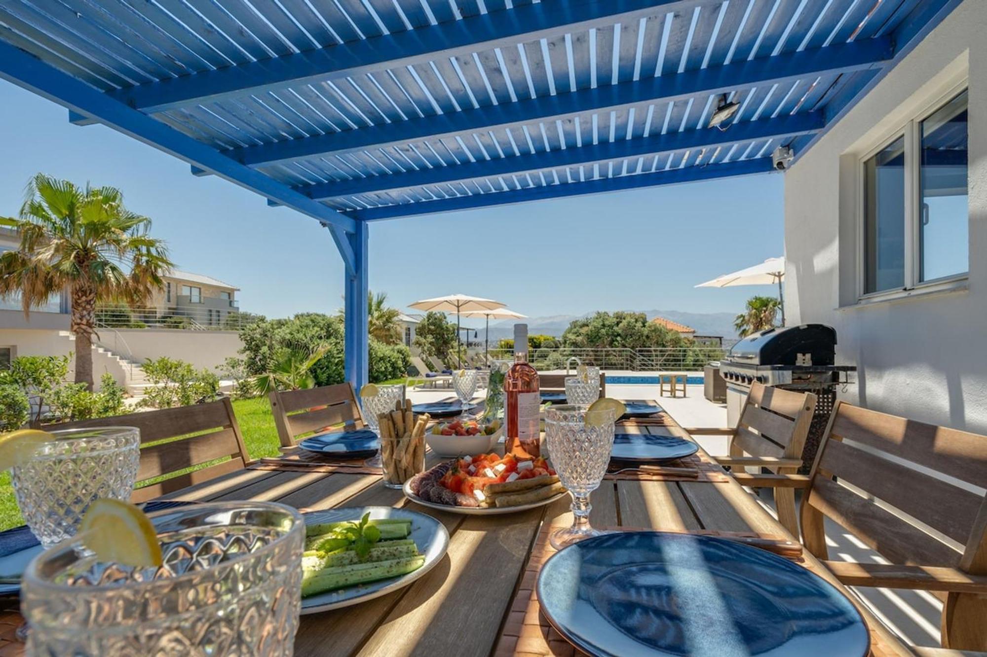 Villa Hemera Ocean View Private Heated Pool Хорафакия Экстерьер фото