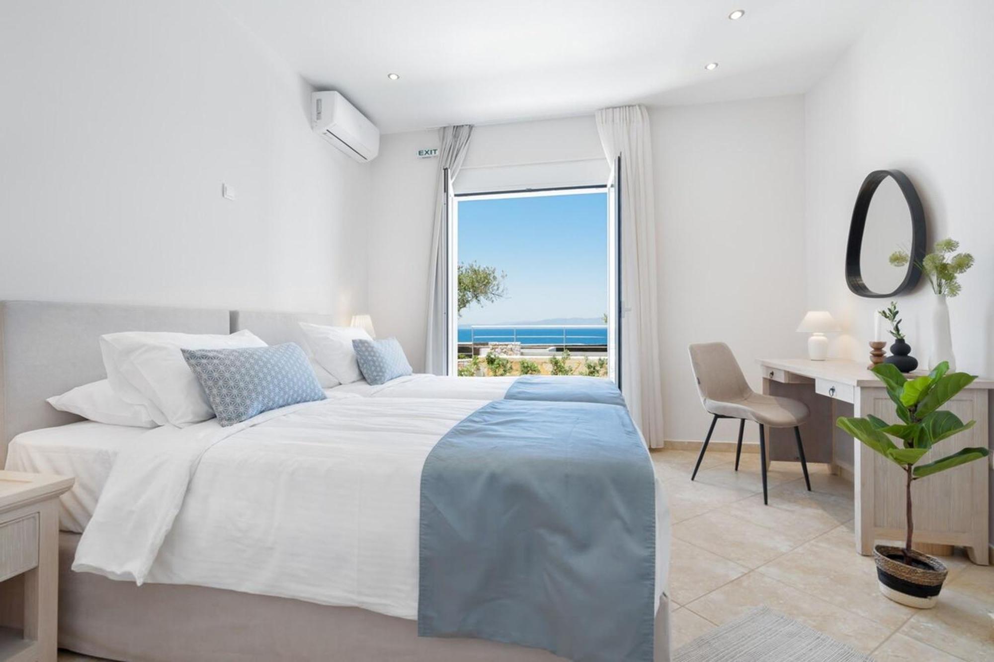 Villa Hemera Ocean View Private Heated Pool Хорафакия Экстерьер фото